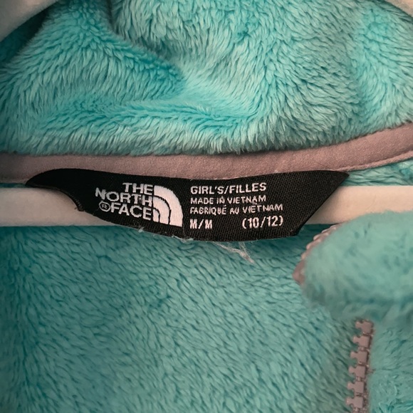 North Face Mint Green Zip Up Medium 10/12 - Picture 3 of 4